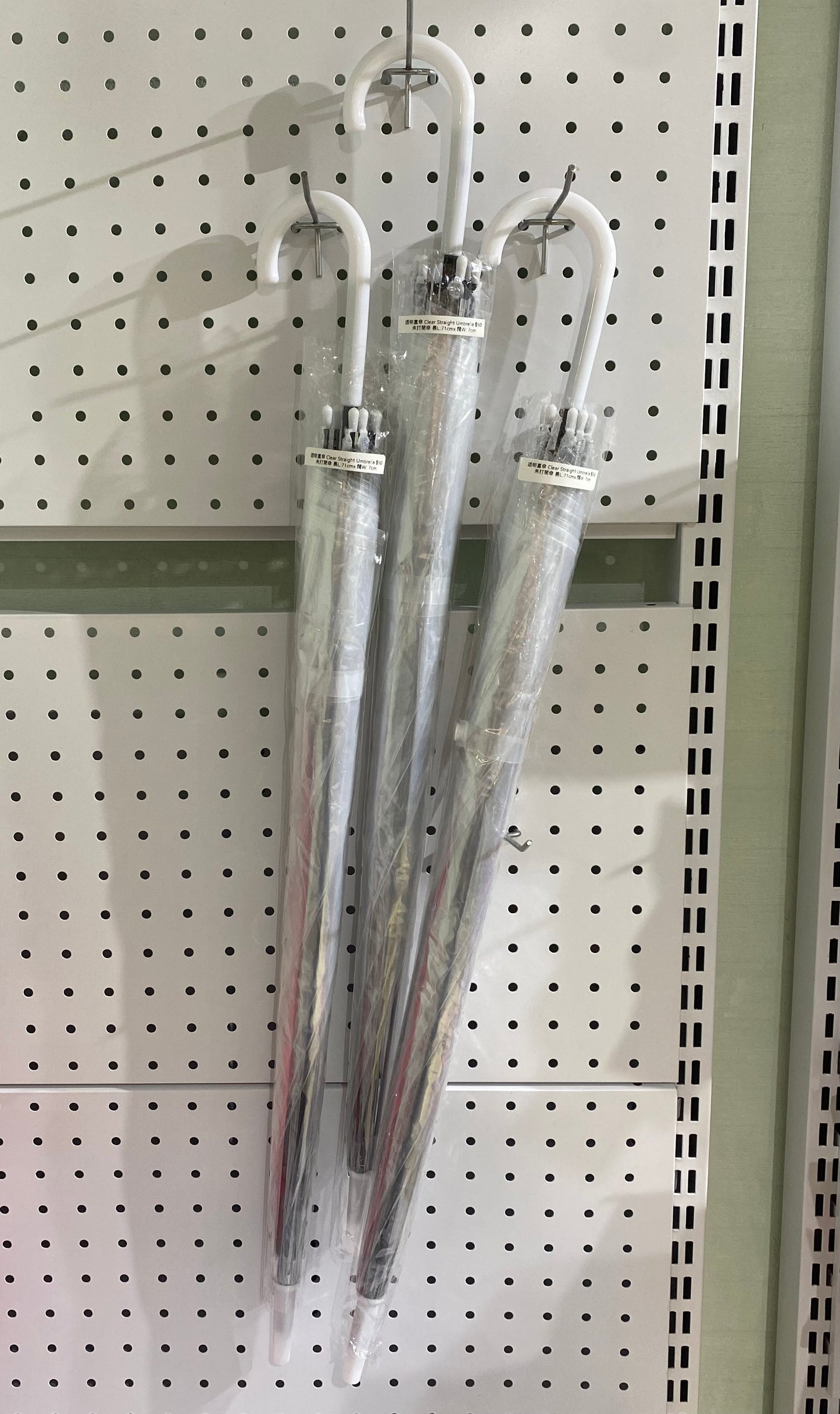透明直傘 Clear Straight Umbrella